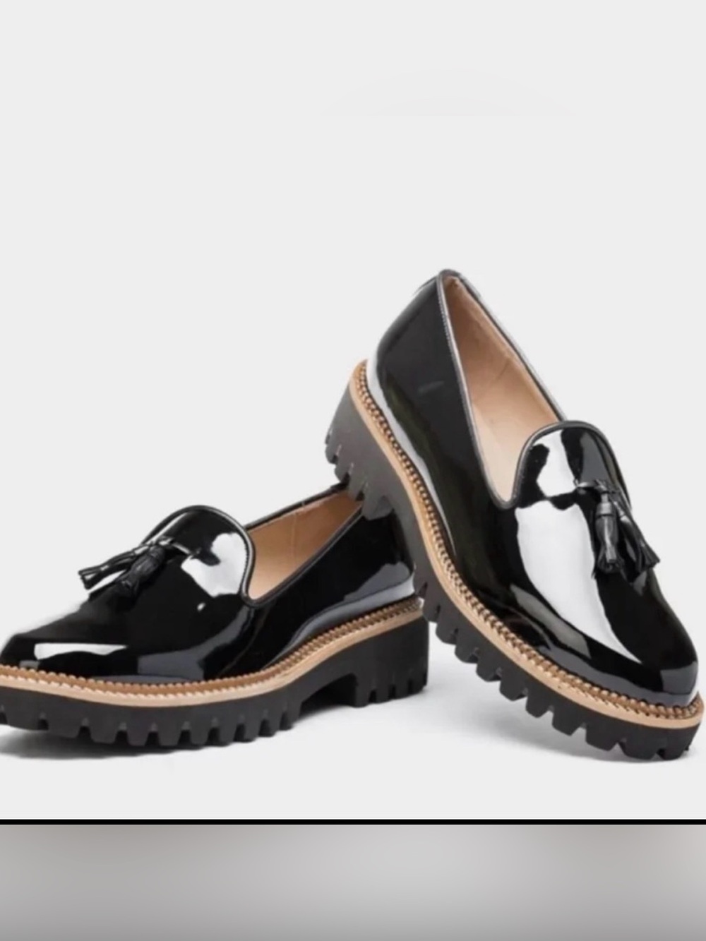 Jon Josef GoGo Penny Black Patent Loafers